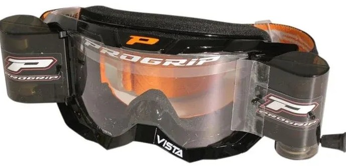 Progrip Goggle Vista 3303 Black + XXL Roll Off 50mm / Clear Lens / NoFog-AntiScratch